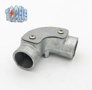 GI 도관 가단성 철 아연 도금 검사 팔꿈치