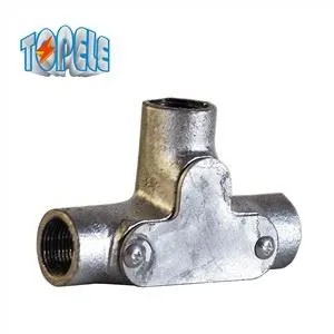 가단성 BS4568 ConduitThree 방법 채널 검사 티 접속점 상자