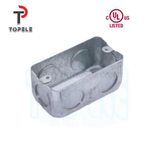 Electrical Metal Conduit Box 4X2 Rectangular Box Electrical Handy Box Junction Box