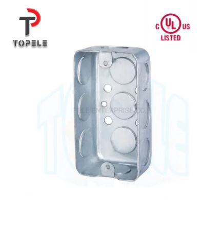 Electrical Metal Conduit Box 4X2 Rectangular Box Electrical Handy Box Junction Box